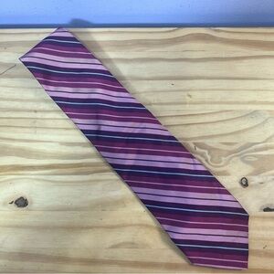 *2/$20* Sartori Signature Collection Pink and Maroon Silk Tie